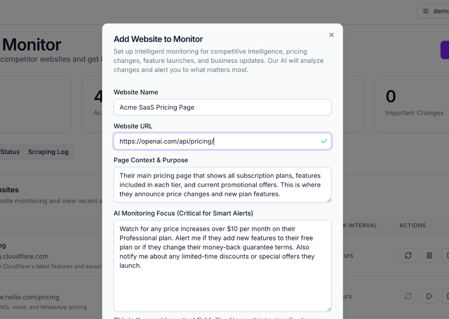 Set Up Monitoring in Plain English